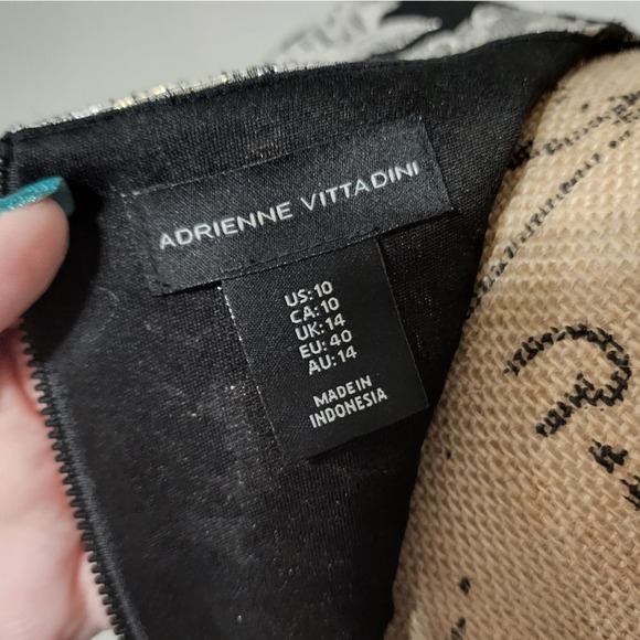 ADRIENNE Vittadini metallic silver dressy tank top size‎ 10 - Picture 3 of 6